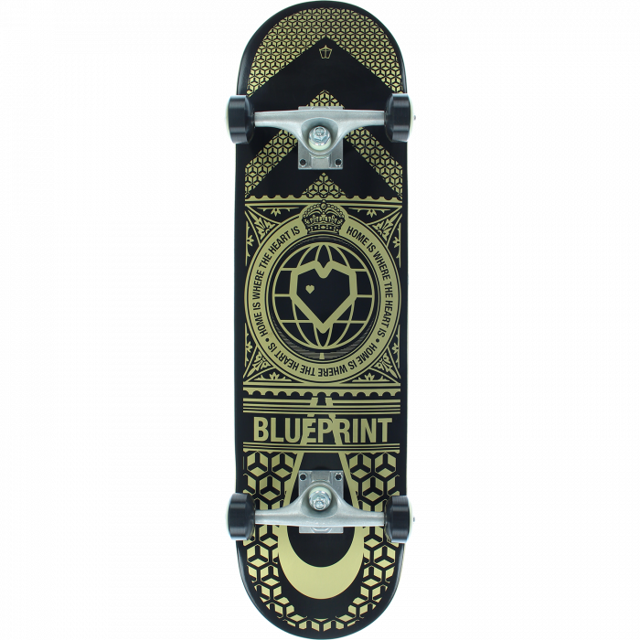 BLUEPRINT HOME HEART COMPLETE-8.12 BLACK/GOLD