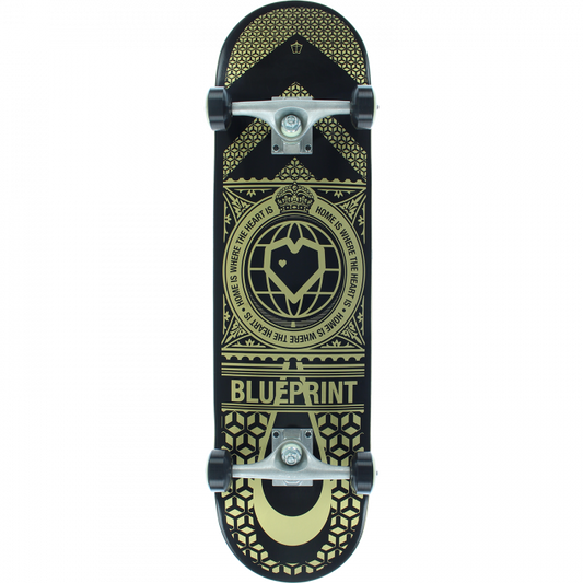 BLUEPRINT HOME HEART COMPLETE-8.12 BLACK/GOLD